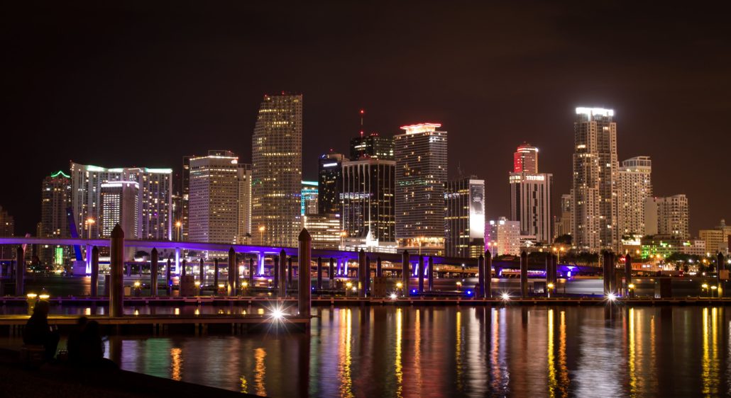 Boca Raton Skyline at Night